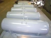 窒素のための高圧空気圧縮機縦タンク0.6m ³、酸素の貯蔵