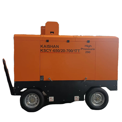 KSCY-650/20-700/17 18m3/Min 650CFM 20bar 17bar ポータブルローータリーガススクリュー エアコンプレッサー スクリューコンプレッサー